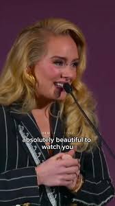 Adele Accepting Sherry Lansing Leadership Award at Women In Entertainment  Gala 2023