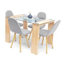 Resultado de imagen de comedores imagenes de comedores, sillas geniales, decoracion de comedores modernos. Mica Juego De Comedor 4 Personas Rectangular Cadiz Falabella Com