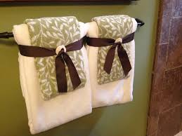 Take the bathroom for instance. Furnished Model Homes In Arizona Bathroom Towel Decor Bathroom Towels Display Towel Display