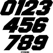 Custom Mx Number Plate Decals Motocross Stickers Snowmobile Racing Graphics Atv Huruf Desain Logo Abjad Grafiti