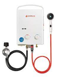 Installing A Diy Hot Water Heater In A Campervan Camper Van Shower Camper Bathroom Camping Shower