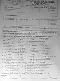 Riêng thí sinh thi vào trường thpt chuyên phải làm bài thi môn chuyên tương ứng lớp chuyên đã đăng ký. Ä'ap An Ä'á» Thi Tuyá»ƒn Sinh Lá»›p 10 Mon Tiáº¿ng Anh NÄƒm 2019 á»Ÿ Tp Hcm
