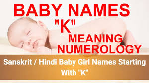 Please click on the name to save it to favorites and view saved names later. Girl Baby Names Starting With K In Sanskrit Hindi Most Beautiful Unique Names Youtube