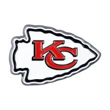 Fanmats Nfl Kansas City Chiefs 3d Molded Full Color Metal Emblem 22572 The Home Depot Nfl Kansas City Chiefs Kansas City Chiefs Team Decal