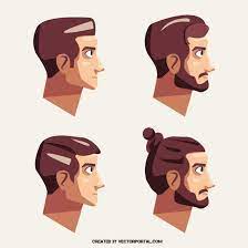 Men S Hairstyles Vector Pack Mens Haircuts Short Long Hair Styles Men Mens Hairstyles