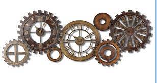 Pin By Joose On Watch Collection Gear Wall Clock Gear Wall Clock Wall Decor