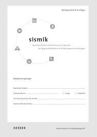 Der unterricht macht die lernziele. Sismik Diagnostik Kindersprache Kindliche Sprachentwicklung Und Sprachentwicklungsstorungen Shop Prolog Shop