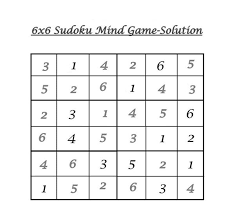 The super sudoku book for smart kids: 6x6 Sudoku 8 Solution
