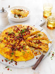 Spanish Potato And Chorizo Tortilla Recipe Myfoodbook Oven Baked Chorizo Frittata Spanish Potatoes Chorizo Recipes