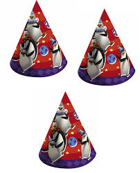 This madagascar themed birthday party was thrown in honor of a birthday boy in love with the film and characters! Madagascar Birthday Party Hats 24 Hats Red Buy Online In Botswana At Botswana Desertcart Com Productid 132039528