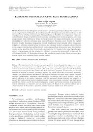 We did not find results for: Pdf Koherensi Pertanyaan Guru Pada Pembelajaran