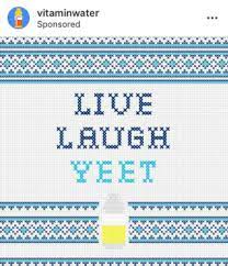 Cross stitch patterns often find their use as decoration when designing an apartment, e. Yeet Cross Stitch Pattern Live Laugh Embroidery Craft Supplies Tools