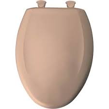 elongated toilet seat brown tan 048