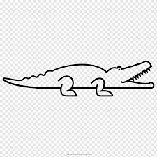 Crocodile coloring pages are excellent images of one of the most dangerous and aggressive predators in the world. Crocodiles Coloring Book Drawing American Alligator Crocodile White Child Mammal Png Pngwing