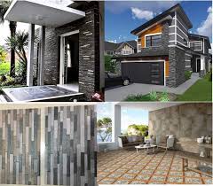 Keramik dinding kamar mandi warna soft pink interior rumah 3014 via rumahminimalisoi.com. 55 Model Tiang Teras Rumah Minimalis Batu Alam Rumah Minimalis