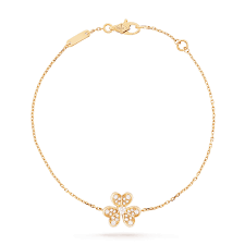 Frivole Bracelet Mini Model Front View Vcarp24100 Van Cleef Arpels 3700 Van Cleef And Arpels Jewelry Spring Bracelet Gold Vans