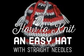Mar 08, 2019 · this free hat pattern is called the blank slate hat because it's a simple, classic design that can be decorated and embellished to suit your taste and personality (more on that below). How To Knit An Easy Beanie Hat With Straight Needles Feltmagnet