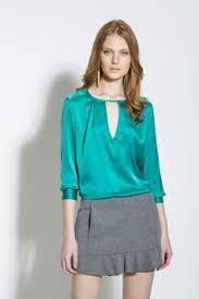 Camisa De Seda Feminina Manga Curta Resultado De Imagen Para Camisas Femininas Manga Curta De Seda Blusas Femininas Cantinho Da Moda Blusas De Moda