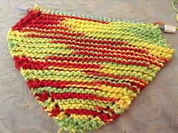 It was a very simple pattern that my grandma showed me one evening over christmas vacation. Grandma S Favorite Knit Dishcloth Julie S Creative Lifestyle