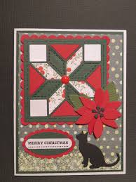 Stampin Up Christmas Quilt Sewing Cards Christmas Quilt Stamping Up Cards