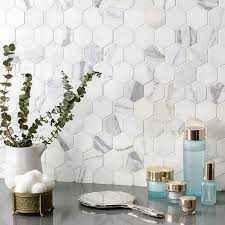 Maybe you would like to learn more about one of these? Calacatta White Stone Hexagon Backsplash Mosaic Stone Mosaic