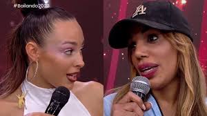 Picante cara a cara de Mimi Alvarado con Fiorella Giménez, la bailarina de  El Tirri, en el Bailando: "No da que digas eso en cámara"