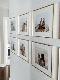 Gold Framed Gallery Wall Gold Frame Gallery Wall Gallery Wall Frames Frames On Wall