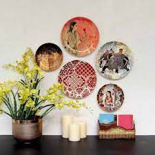 Decorative Plates Buy Hanging Ceramic Wall Plates Online Mora Taara Plates On Wall Ceramic Plates Wall Colorful Plate