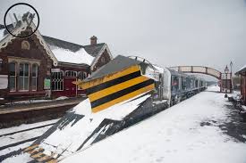 Snow Plough Train Uk Train Art Snow Plow Lake District