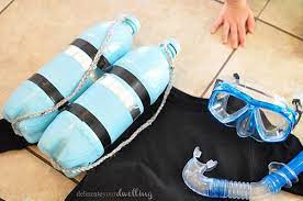 Diy Scuba Diver Halloween Costume Scuba Diver Costume Under The Sea Costumes Diy Costumes Kids