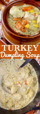 This Turkey Dumpling Soup Is The Most Amazing Comfort Food Easy Enough For A Weeknight Meal Good Leftover Turkey Recipes Leftovers Recipes Dumplings For Soup