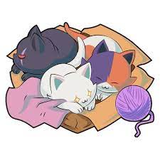 This Fortnite Sticker Contains All The Cutest Kitty Styles Of The Kit Skin From The Mecha Kitty Set Cute Drawings Cartoon Art Styles Best Gaming Wallpapers