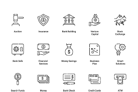 Banking Finance Finance Icons Banking Finance