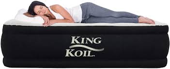 Will the new waterbed insert mattress fit your waterbed frame nicely? Amazon Com King Koil Twin Air Mattress With Built In Pump Double High Elevated Raised Airbed For Guests With Comfortable Top Only Bed With 1 Year Manufacturer Guarantee Included Home Kitchen