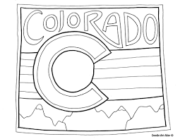 Each of the 50 states are featured with a free coloring page that includes an outline of the state and basic facts with correlating pictures. United States Coloring Pages Classroom Doodles