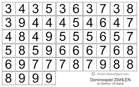 Sie sollen den kindern und erwachsenen spaß und freude bereiten. Domino Spiel Ausdrucken Vorlagen