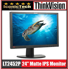 Matte monitors employ plastic surfaces made of different polymers that undergo an etching process. Lenovo Thinkvision Lt2452p 24 Ips Matte Workstation Monitor Used In Grade A Condition Shopee Malaysia