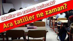2021 dönemi okulların açılış takvimi. Okullar Yeni Donemde Ne Zaman Acilacak 2019 2020 Ara Tatiller Ne Zaman