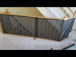 Diy Baby Proof Banister Railing Youtube Baby Proofing Baby Proofing Stairs Diy Stair Railing
