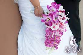 New unity wedding idea, the beautiful unity cross assembled by the bride and groom. Cascading Wedding Flowers Blush Pink Wedding Bouquet Bridal Bouquet Boho Bouquet Orchids Weddings Plants Gtforce In