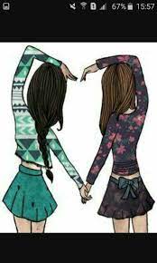 — кого ви бачите на малюнку? Pin By Sofiya Androsova On Melhores Amigas Drawings Of Friends Bff Drawings Best Friend Drawings