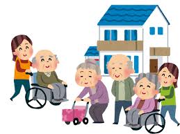 「高齢化社会　イラスト」の画像検索結果