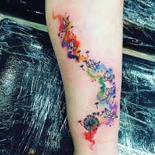 50 Of The Best Watercolour Tattoos On Instagram Tattoos Watercolor Tattoo Body Art