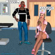 DarkLord- Blonde Nurse - Porn Cartoon Comics
