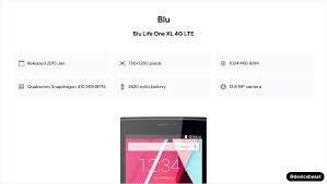 Blu Life One XL 4G LTE Image Gallery ...