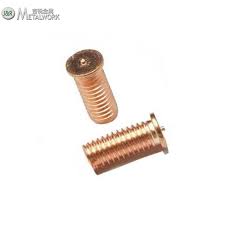 They create tight joints and can still be removed easily. China Carbon Steel Copper Plated Weld Bolt China Carbon Steel Weld Bolt Weld Bolt