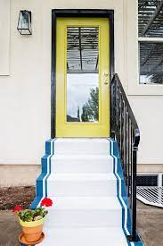Diy Painted Concrete Steps Emily A Clark Painted Concrete Steps Concrete Steps Painting Concrete