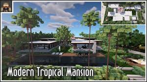 Yes, guests have access to a pool. Minecraft Showcase Modern Tropical Mansion Minecraft Map