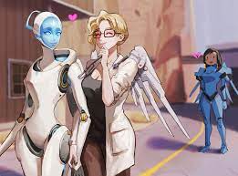 overwatch, Mercy, ECHO / 无题 - pixiv | オーバーウォッチ マーシー, イラスト