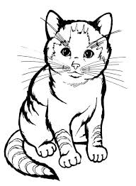 Cat coloring can be done in various ways from freestyle to give a gradation of color close to its original color. Cat Coloring Pages Realistic Inerletboo